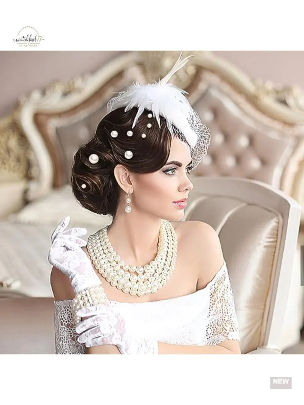 18 Bridal Pearl U-Shaped Hair Pins Set for Wedding and Prom